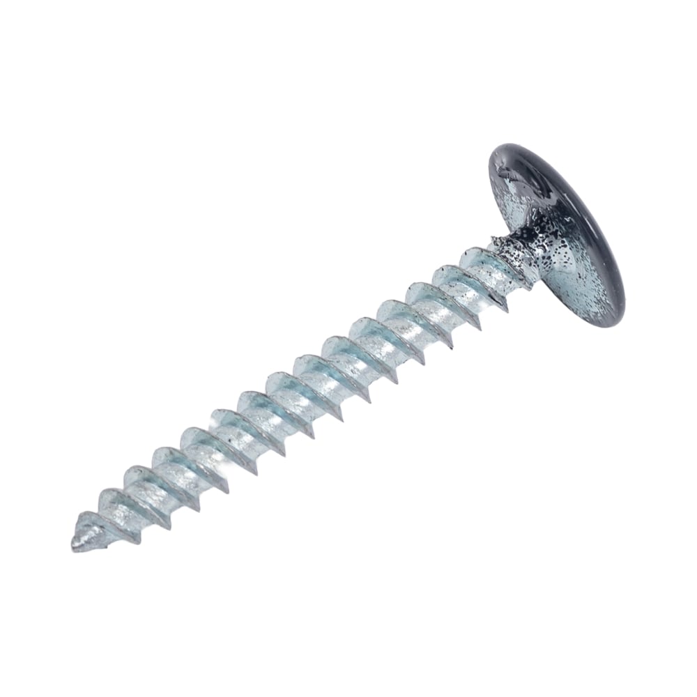 Изображение товара Саморез с прессшайбой Rizzel ПШ 4, 2х32 RAL 7024 500 шт - надежный крепеж для монтажа