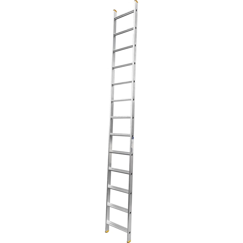 Алюминиевая односекционная приставная лестница Алюмет приставная алюминиевая лестница ufuk