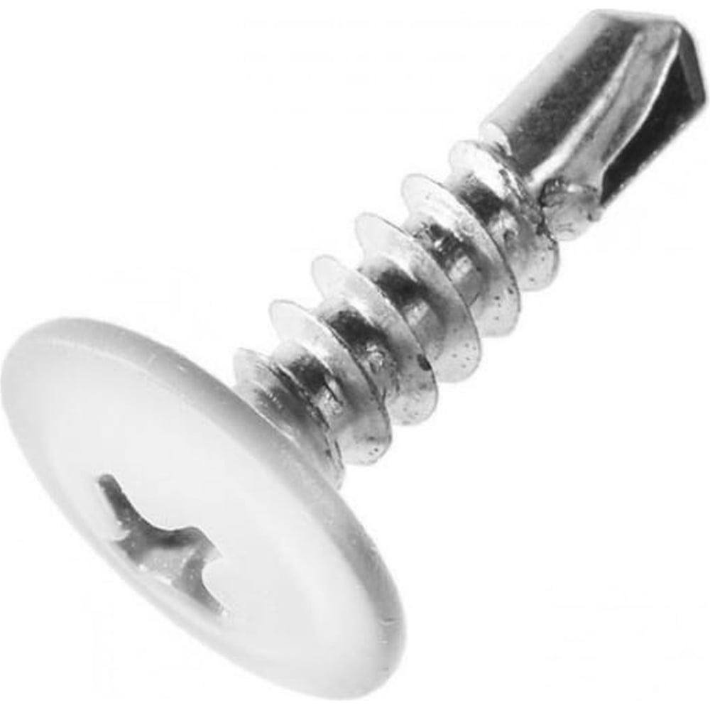 Изображение товара Саморез с прессшайбой Rizzel ПШС 4,2х16 RAL 9002, 1000 шт