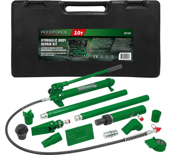 Изображение товара Набор гидравлического оборудования для кузовных работ, 10т Rockforce RF-0010K(60740)