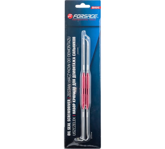 Изображение товара Набор крючков для демонтажа сальников 2пр.,в блистере Forsage F-904U4C(48144)