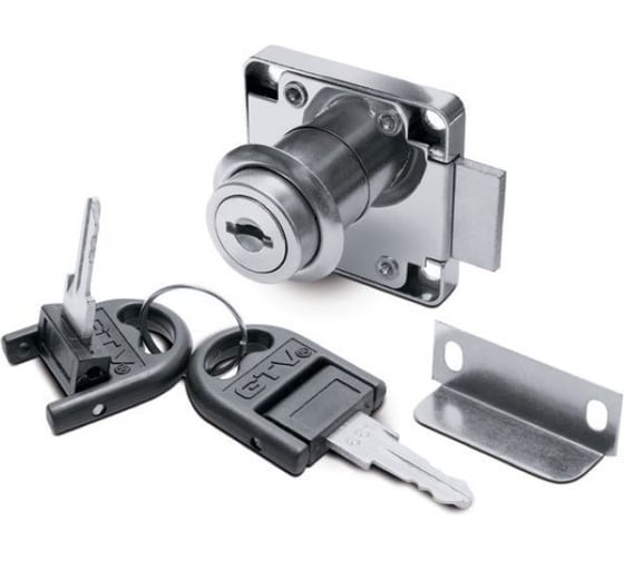 Изображение товара Замок квадратный (складной ключ) GTV механизм ZNAL 12 шт ZZ-ZN-138-01