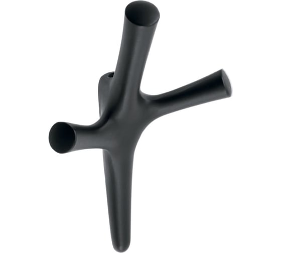 Изображение товара Мебельный крючок WALENCIA, цвет черный матовый 10 шт GTV WZ-WALENCIA-20M