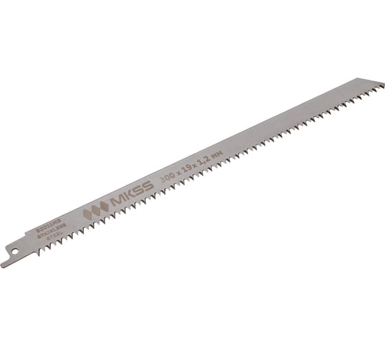 Изображение товара Полотно для сабельной пилы MKSS Toolbox MK0920 S2011MB по замороженным продуктам, 300x18.75x1.2x3.5 мм MK09202011