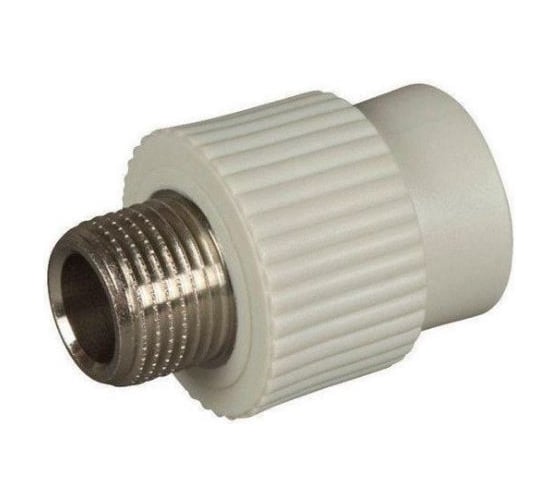 Изображение товара Муфта комбинированна Damento наружная резьба 1 1/4", 40 мм, серый 8809