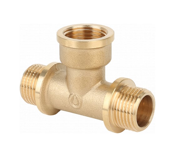 Изображение товара Тройник Gappo НР-ВР-НР, латунный 1/2" G1215.04