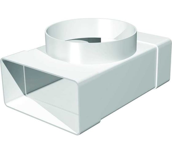 Изображение товара Тройник ERA ТФП D150 мм, с выходом 90x220 мм, пластик 922ТФ15П