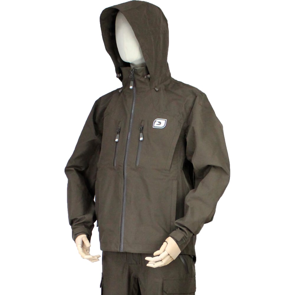 Изображение товара Ветровка мужская DrakeBrake из SoftShell, коричневая, размер 48