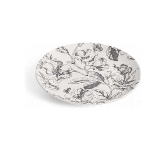 Изображение товара Тарелка десертная CRYSTAR BOTANICA серый, 19 см CND012