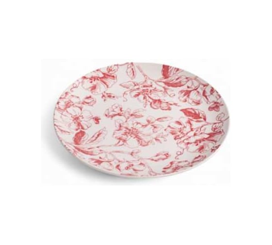 Изображение товара Тарелка обеденная CRYSTAR BOTANICA бордо, 24 см CND001