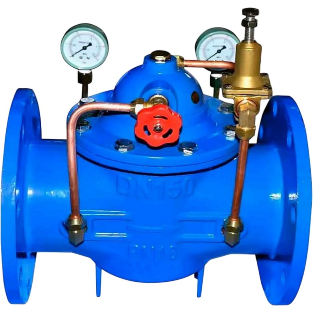 Изображение товара Регулятор давления DN.ru МРПП GGG40 Ду65 с пилотным управлением