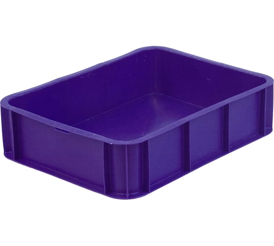 Изображение товара Ящик под пирожные Тара.ру п/э 430х330х110 без крышки, синий 00432