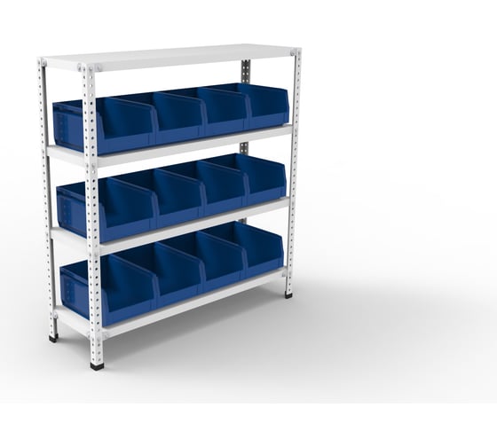 Изображение товара Стеллаж с ящиками IRONMEBEL Optimus-box M-СТЯ101030(2)-12.412