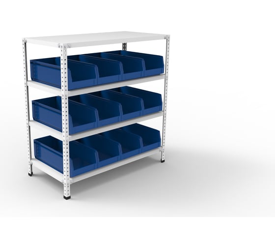Изображение товара Стеллаж с ящиками IRONMEBEL Optimus-box M-СТЯ101050(2)-12.405