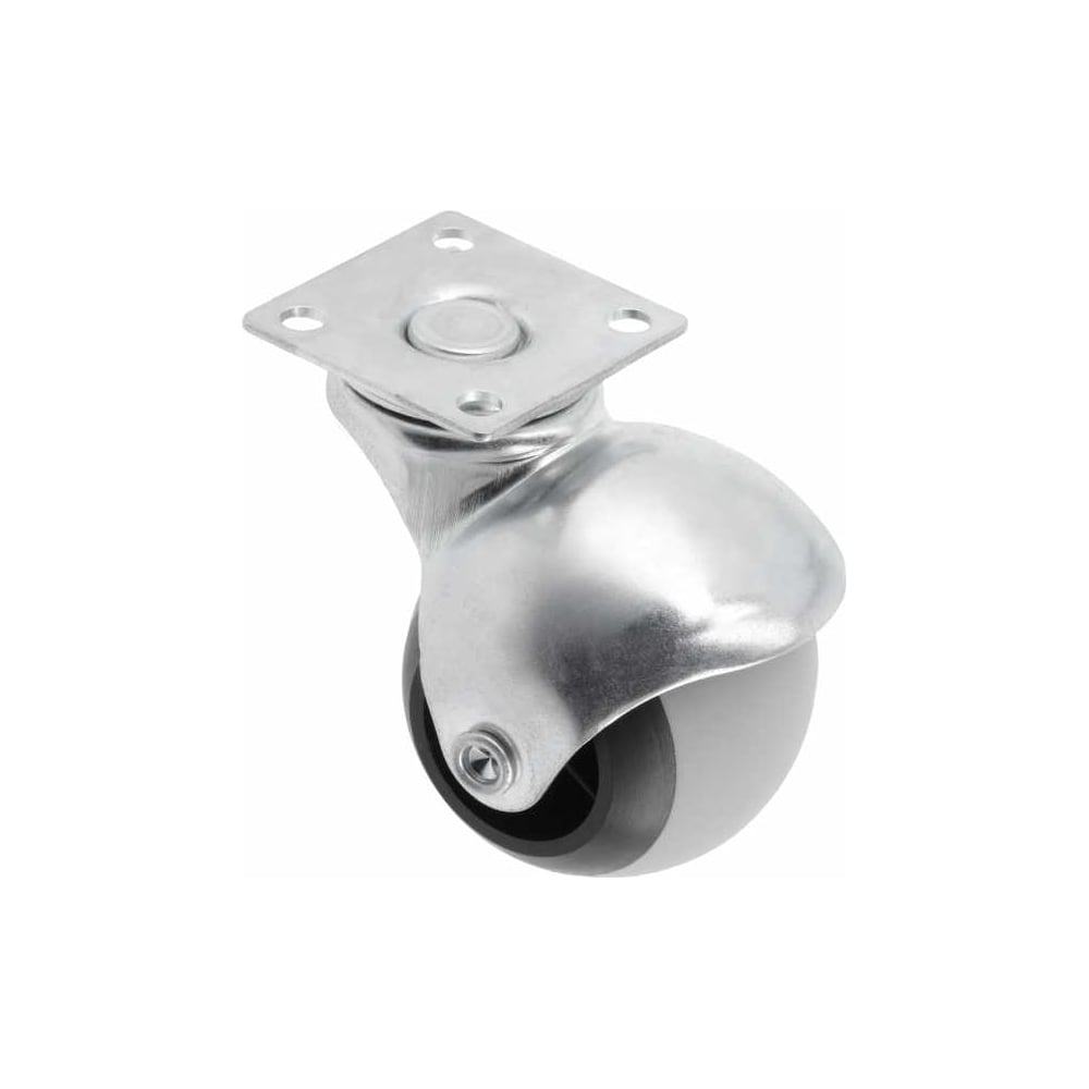 Изображение товара Мебельное колесико GTV без тормоза 50 мм серое упаковка 4 шт