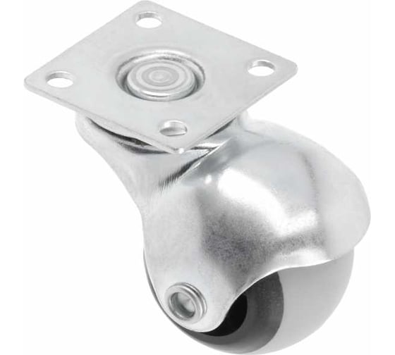 Изображение товара Мебельное колесико GTV без тормоза SPAIN, 40мм, цвет серый ( упаковка 4 шт) KM-SPAIN-40MM-18