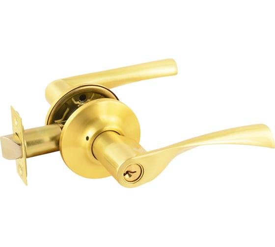 Изображение товара Межкомнатная защелка НОРА-М ЕСО мат. золото ЗВ2-01-Э ключ/фикс 14388