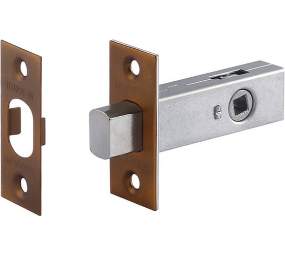 Изображение товара Дверная задвижка НОРА-М З-45 мат. кофе 17216