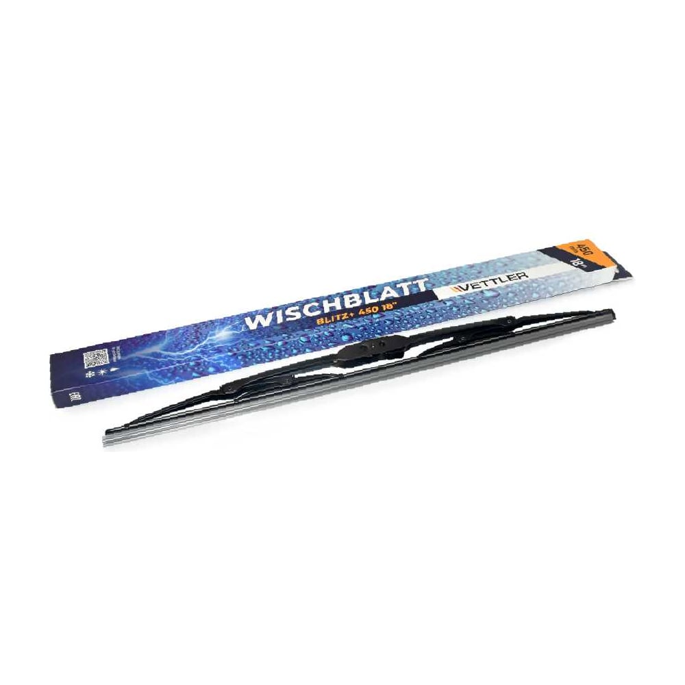 Изображение товара Щетка стеклоочистителя VETTLER каркасная 450 BLITZ+ BLITZ450