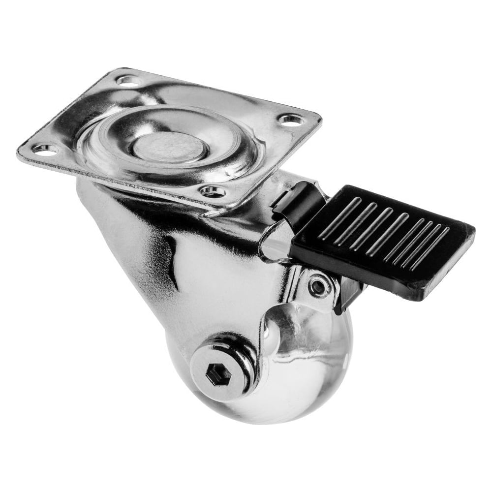 Изображение товара Мебельное колесико GTV с тормозом диаметр 35 мм BRAZYLIA