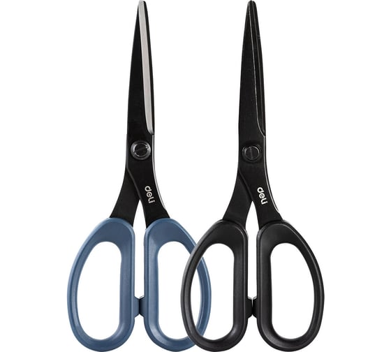 Изображение товара Ножницы офисные DELI 175 мм, титановое покрытие, сталь, ассорти EZ500