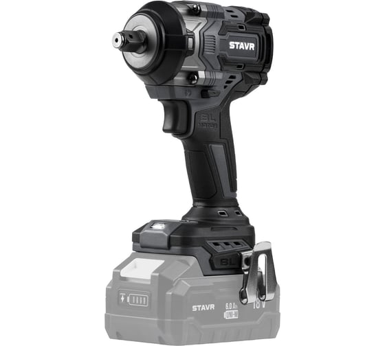 Изображение товара Гайковерт ударный Ставр 18V UNI-M, 1/2", 650 Нм, BL STAVR SWI 18BL-650V (без АКБ и ЗУ), 9022300050