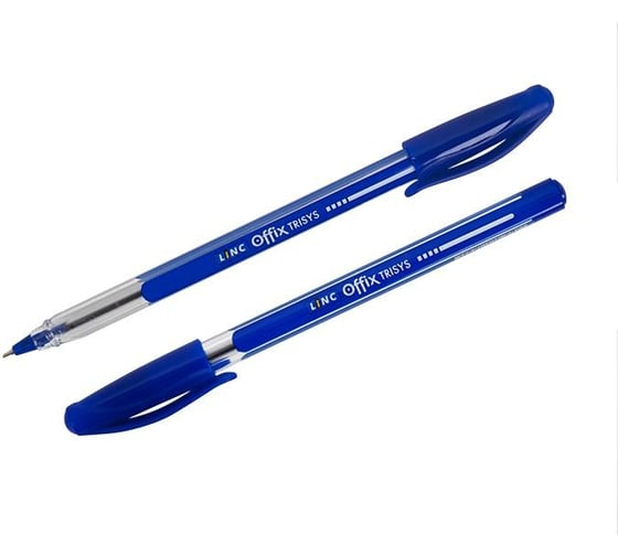Изображение товара Шариковая ручка Linc TRISYS 0,7 мм синий треугольный корпус 50 шт в упаковке 1650FW