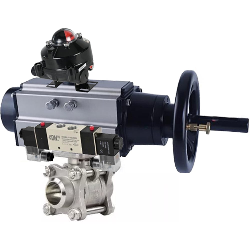 Изображение товара Кран шаровой DN80, нерж. сталь, PN25, 2-х ход, приварка, ISO D160-59004