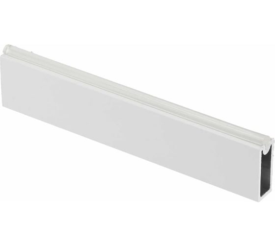 Изображение товара Гардеробная штанга GTV прямоугольная, с антискользящей вставкой, 12x32 мм, толщина 1.5 мм, L=3 м, белый WG-RRPS300-10