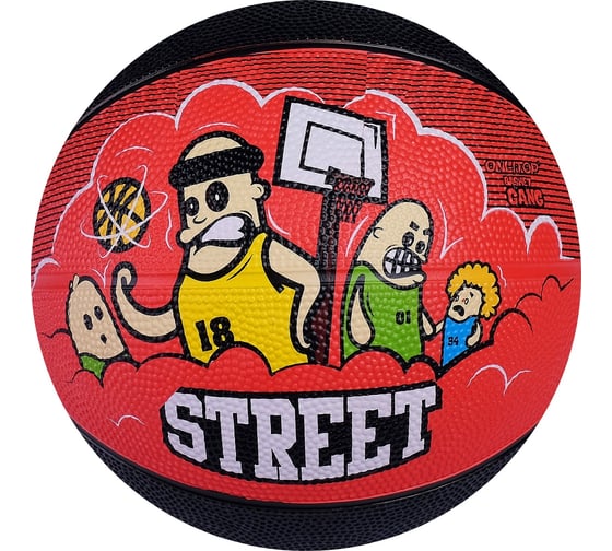 Изображение товара Баскетбольный мяч ONLITOP STREET р.5, 400 гр, PVC, камера бутил 3998941