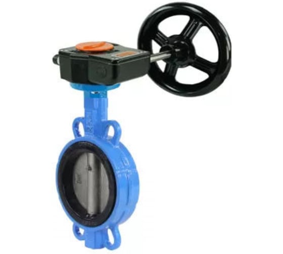 Изображение товара Затвор для абразивных сред DN.ru QT450-316-EPDM-2W-Fb-H Ду125 Ру16, редуктор HAM-2 D050-57766