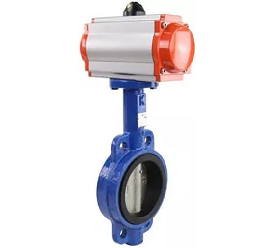 Изображение товара Затвор DN.ru для абразивных сред QT450-316-EPDM-2W-Fb-H Ду100 Ру16, пневмопривод D050-56830