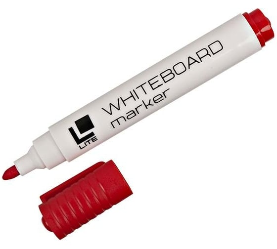 Изображение товара Маркер для белых досок LITE 3 мм красный круглый WRL01R