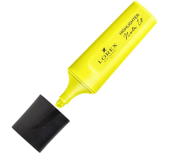 Изображение товара Текстовый маркер LOREX NOTE IT 1-5 мм желтый скошенный LXTMNI-Y