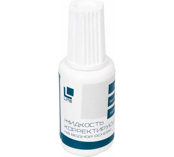 Изображение товара Корректирующая жидкость LITE кисточка 20 мл водная CFL-20