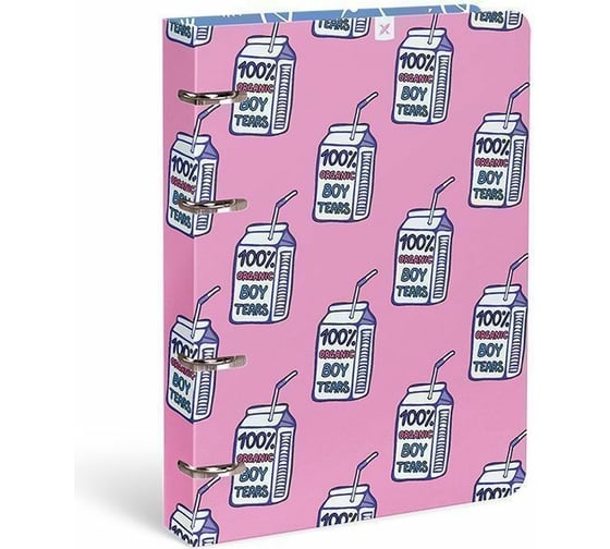 Изображение товара Тетрадь LOREX BOY’S TEARS со сменным блоком на кольцах, А5, 120 листов, клетка, твердая обложка soft touch LXNBCL-BT