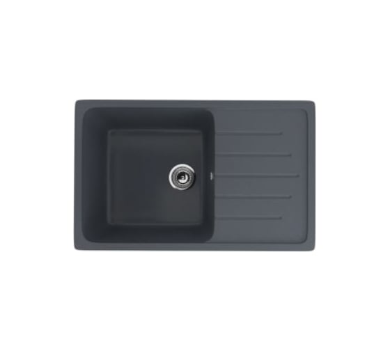Изображение товара Кухонная мойка ULGRAN U-400 цвет: антрацит U-400-343