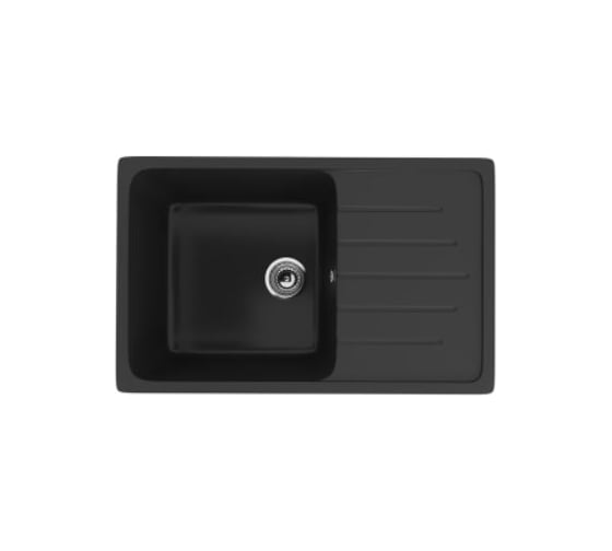 Изображение товара Кухонная мойка ULGRAN U-400 цвет: ультра-черный U-400-344