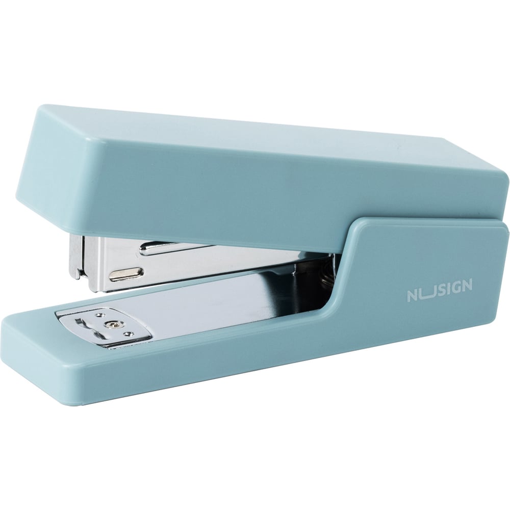 Изображение товара Степлер DELI Nusign, 24/6, 26/6, 20 листов, синий, 100 скоб, коробка NS084-BL ENS084-BL