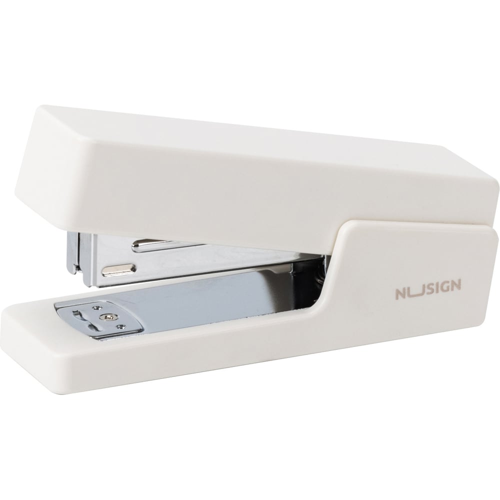 Изображение товара Степлер DELI Nusign, 24/6, 26/6, 20 листов, белый, 100 скоб, коробка NS084-WT ENS084-WT