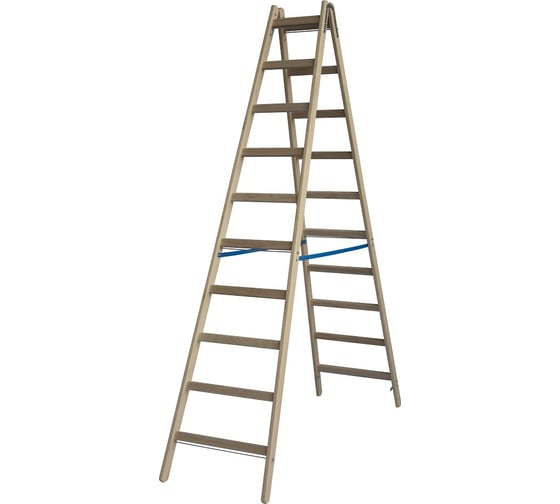 Изображение товара Деревянная стремянка KRAUSE 2х10 170217