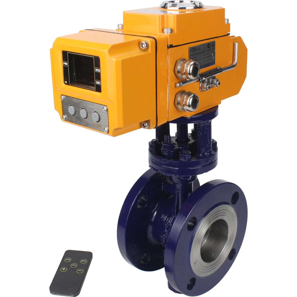 Изображение товара Затвор DN.ru с тройным эксцентричным приводом Ду50 для промышленного использования