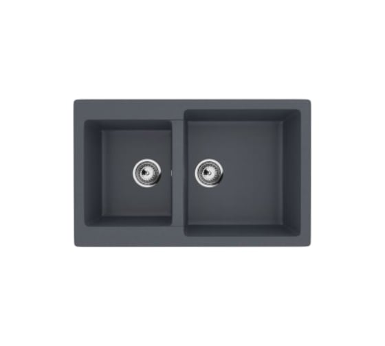 Изображение товара Кухонная мойка ULGRAN U-505 цвет: антрацит U-505-343