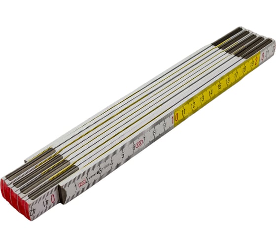 Изображение товара Складной метр VOREL PERFECT B-Z 2м, деревянный 15006