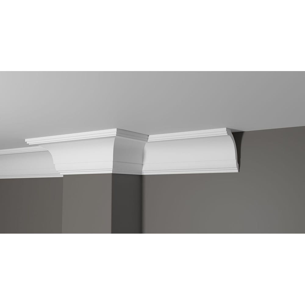 Изображение товара Потолочный плинтус Decor-Dizayn DD08 влагостойкий ударопрочный для покраски 97х84 мм