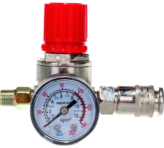 Изображение товара Регулятор давления с манометром резьба 1/4 Pegas pneumatic 4604