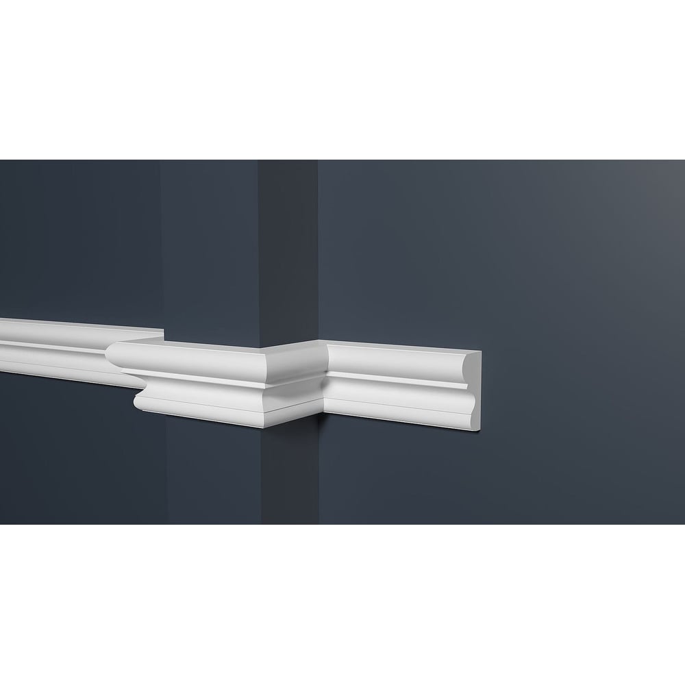 Изображение товара Стеновой молдинг Decor-Dizayn влагостойкий под покраску 35х20х2000 мм DD607