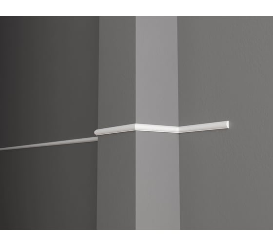 Изображение товара Стеновой молдинг Decor-Dizayn ударопрочный влагостойкий под покраску 15Х8Х2000 мм 130A