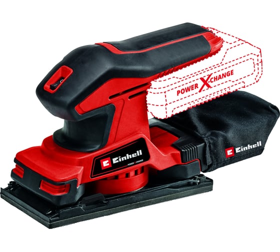 Изображение товара Аккумуляторная вибрационная шлифмашина  Einhell PXC TC-OS 18/187 Li-Solo 4460725