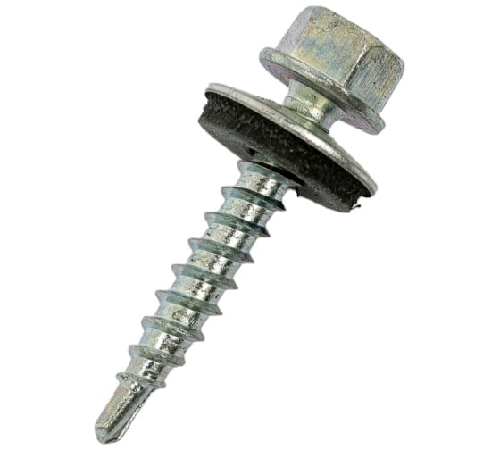 Изображение товара Кровельные саморезы ВИРТУОЗ 4,8х29 мм, цинк 25 шт 02655